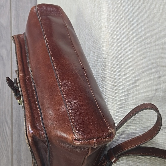 Patricia Nash Brown Leather Crossbody Bag - Picture 7 of 15